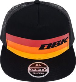 Sunday Stripe 2fifty Trucker Black Snapback Hat