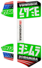 Load image into Gallery viewer, Rs12 Muffler Decals Green