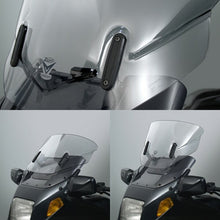 Load image into Gallery viewer, Clear ZTechnik Vstream Windscreen for BMW sport and touring motorcycles, providing wind protection and enhanced riding comfort.