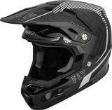 Fly Racing Formula Carbon Tracer Helmet Silver/Black Xl 73-4444X
