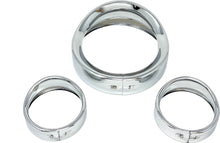 Load image into Gallery viewer, 7" Show Chrome Head/Pass Lights  Frenched Visor Kit