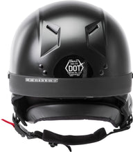 Load image into Gallery viewer, Hh 75 Half Helmet Black Sm