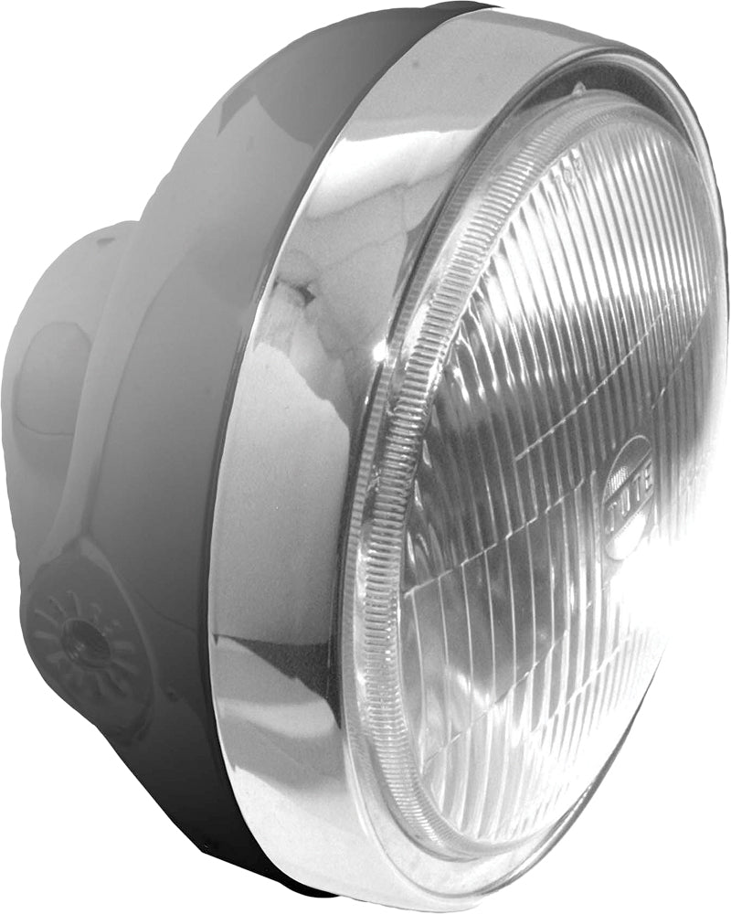 Headlight Hon Style 6 1/4" Black