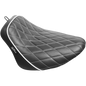 LEPARA BARE BONES SOLO SEAT WHITE DIAMOND STITCH HARLEY 18-23 FXBR FLFB - The Speed Shop Canada