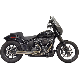BASSANI MERCURY BLACK CHROME 2:1  RR EXHAUST HARLEY SOFTAIL 18-24 - The Speed Shop Canada