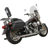 BASSANI TRUE DUAL DRAG PIPES HARLEY DAVIDSON SOFTAILS 86-17