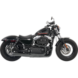 BASSANI MEGA POWER 2:1 BLACK HARLEY SPORTSTER MODELS 06-13