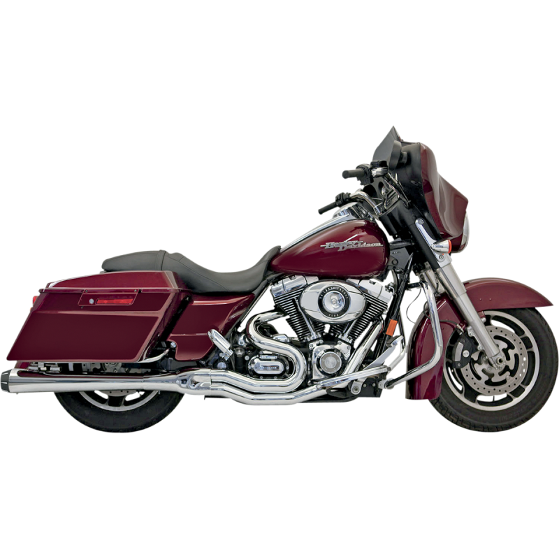 BASSANI ROAD RAGE 2 MEGA POWER 2:1 EXHAUST HARLEY BAGGERS 97-08 - The Speed Shop Canada