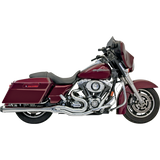 BASSANI ROAD RAGE 2 MEGA POWER 2:1 EXHAUST HARLEY BAGGERS 09-16
