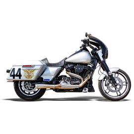 BASSANI COMPETITION RACE 2:1 STAINLESS EXHAUST 17-23 HARLEY BAGGERS - The Speed Shop Canada