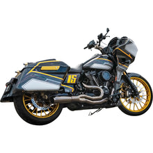 Load image into Gallery viewer, BASSANI BLACK CHROME MERCURY 2:1 EXHAUST HARLEY BAGGERS 17-24 - The Speed Shop Canada