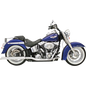 BASSANI POWER CURVE CHROME TRUE DUAL EXHAUST HEADER SOFTAILS 84-17 - The Speed Shop Canada