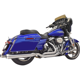 BASSANI TRUE DUAL STAINLESS EXHAUST SYSTEM HARLEY DAVIDSON BAGGERS 17-25 - The Speed Shop Canada