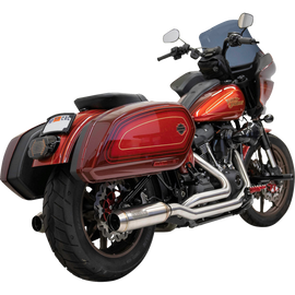 BASSANI SUPERBIKE TRUE DUAL STAINLESS EXHAUST HARLEY DAVIDSON FXLRST 18-25 - The Speed Shop Canada