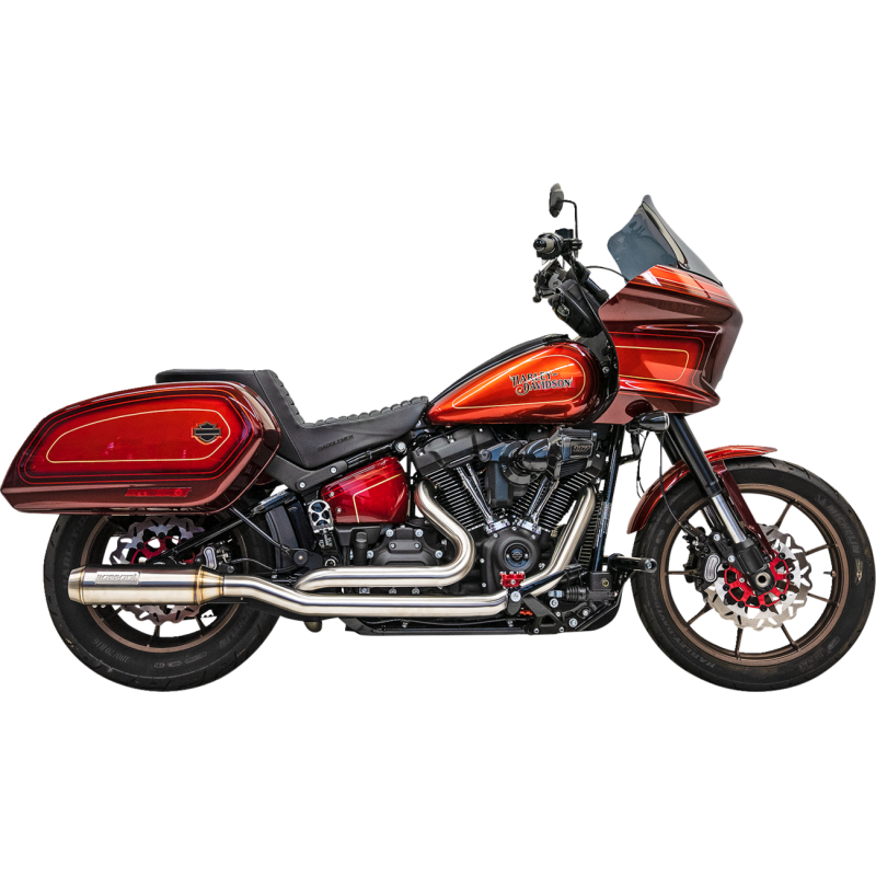 BASSANI SUPERBIKE TRUE DUAL STAINLESS EXHAUST HARLEY DAVIDSON FXLRST 18-25 - The Speed Shop Canada