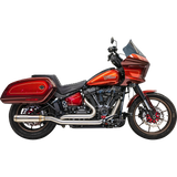 BASSANI SUPERBIKE TRUE DUAL STAINLESS EXHAUST HARLEY DAVIDSON FXLRST 18-26