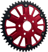 Load image into Gallery viewer, Stealth 51t Rear Sprocket Red Alum Car  Blk Steel Teeth