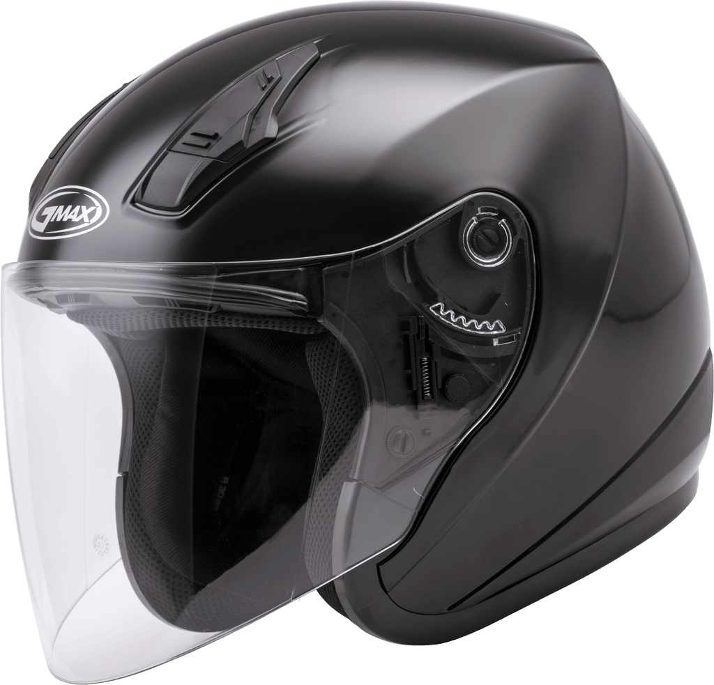 Of 17 Open Face Helmet Black Lg