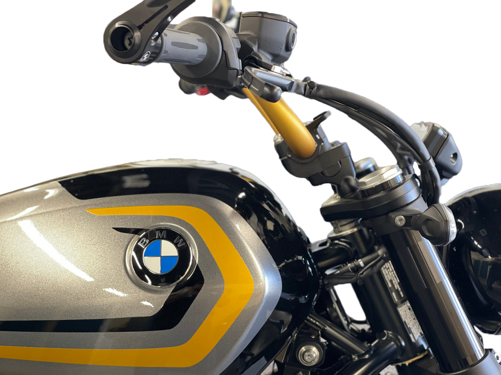 Handlebar Risers Tour Black Bmw
