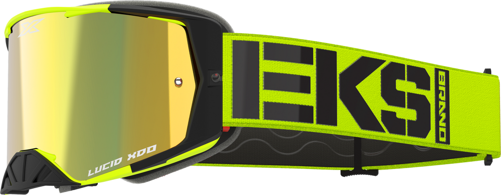 Lucid Caliber Goggle Flo Yellow Gold Mirror Lens