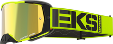 Load image into Gallery viewer, Lucid Caliber Goggle Flo Yellow Gold Mirror Lens