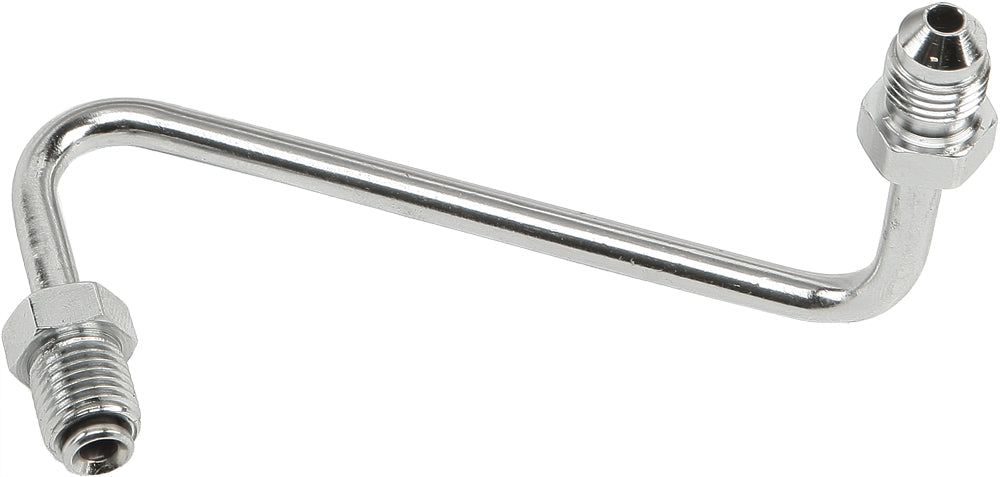 Jic To  3 Tube Adapter S Bend Chrome 3/8"