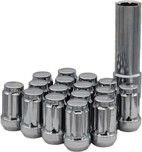Load image into Gallery viewer, 16/Pk 12mm 1.25 Tapered Lug Nuts 60 Splined