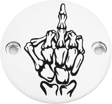 Load image into Gallery viewer, M8 Timer Cover Bone Finger Chrome