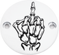M8 Timer Cover Bone Finger Chrome