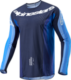 alpine star Techstar Pneuma Jersey Dark Navy/Light Blue Lg 482-2450L