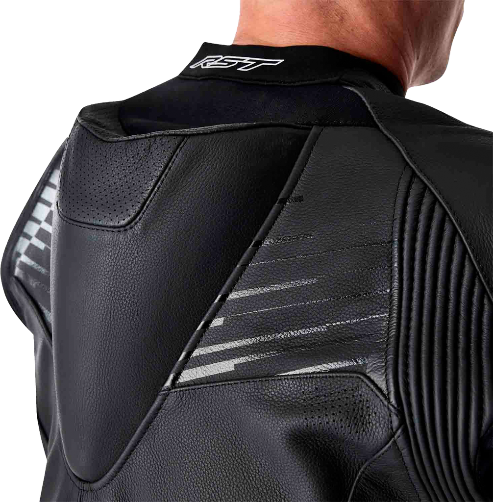 Tractech Evo D3o Jacket Blk/Whi Leather Xl