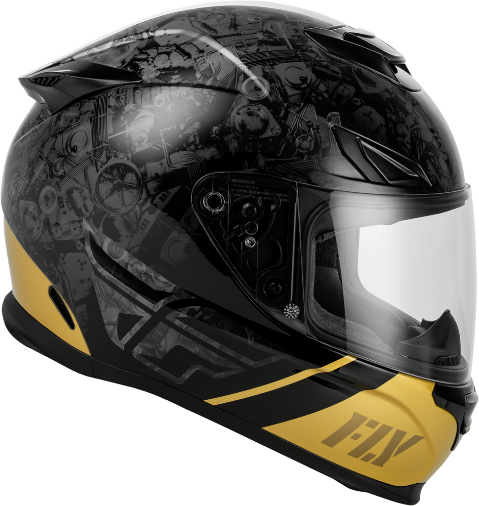 Sentinel Mech Helmet Black/Grey/Gold Xs