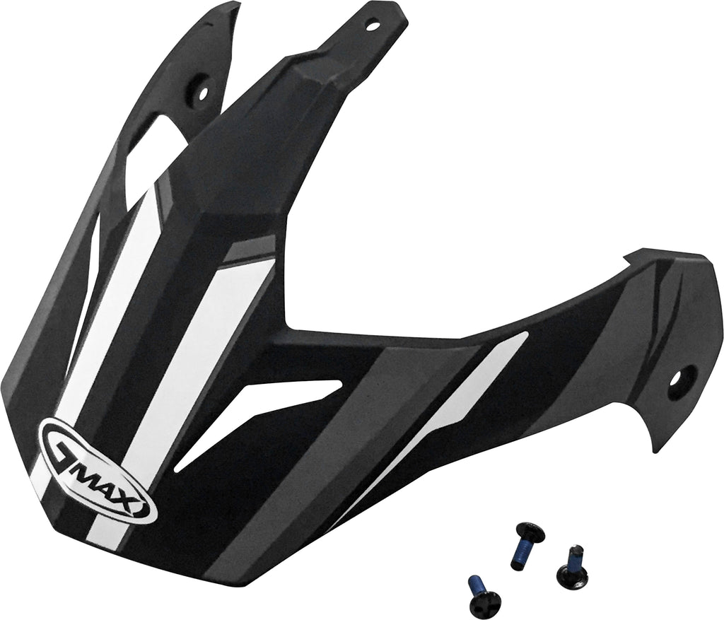 Visor Vertical Matte Black Dark Silver W/Screw Gm 11