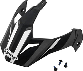 Visor Vertical Matte Black Dark Silver W/Screw Gm 11