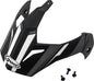 Visor Vertical Matte Black Dark Silver W/Screw Gm 11