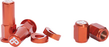 Load image into Gallery viewer, Rim Lock Nut &amp; Valve Cap Kit Orange