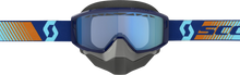 Load image into Gallery viewer, Primal Snow Cross Goggle Royal Blue/Orange Blue Tint