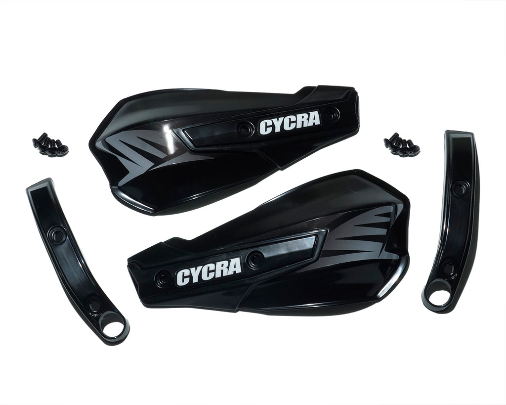 Vortex Handshields W/Abrasion Guards   Black