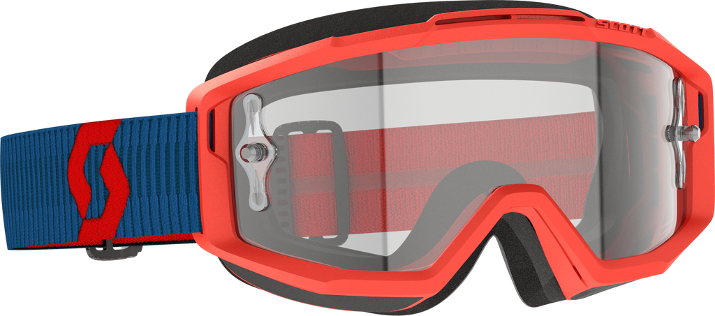 Split Otg Goggle Drk Blue/Neon Rd Clear Works