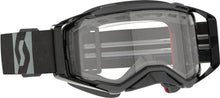 Load image into Gallery viewer, Prospect Snwcrss Goggle Black/Grey Clear Lens