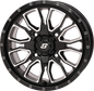 Fusion Dd Wheel  15x7 5+2 4/137 & 4/156 Gloss Blk/Mach