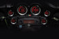 Hd 02 Series Gauge Kit Silver Bezel Oil Temp