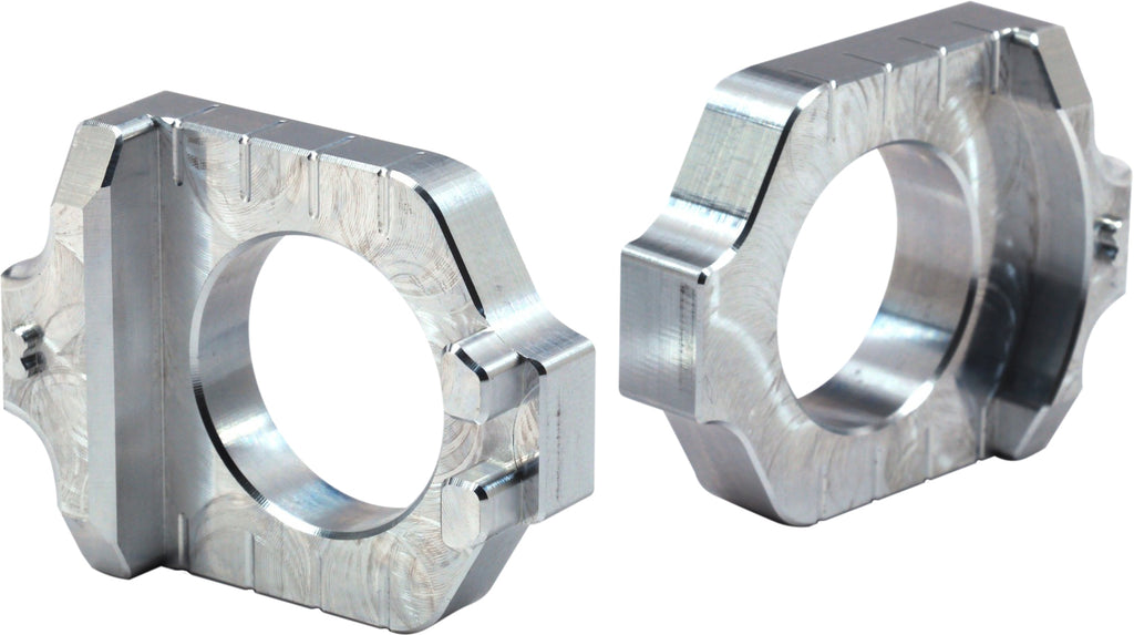 Axle Blocks Elite Kaw/Suz Silver