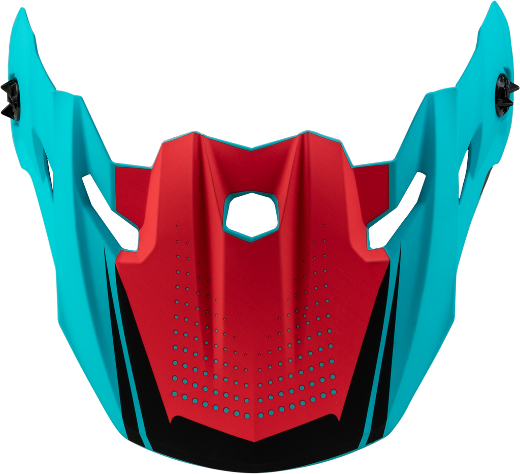 Mx 96 502 Visor W/Screws Matte Blue/Red