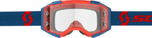 Load image into Gallery viewer, Fury Goggle Drk Blue/Neon Red Clear Works