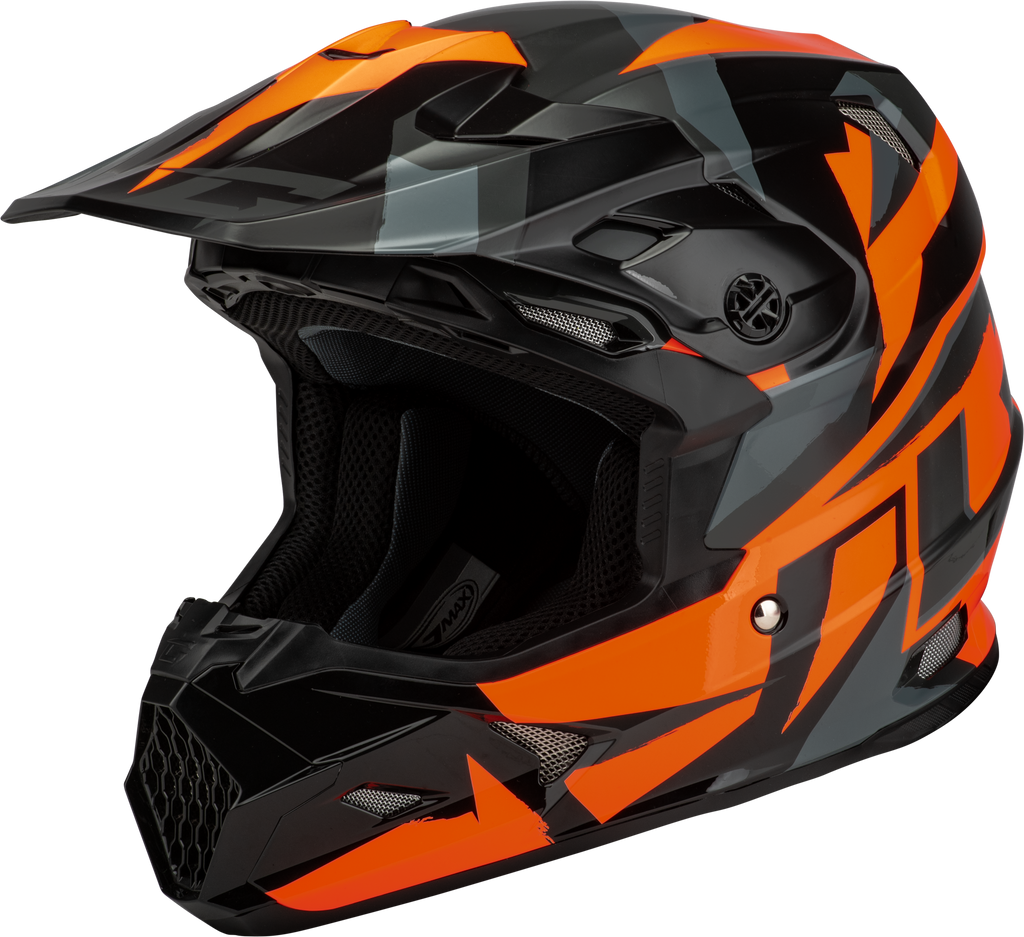 Mx 96 Splinter Helmet Black/Orange Xs