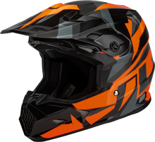 Load image into Gallery viewer, Mx 96 Splinter Helmet Black/Orange Lg