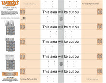 Load image into Gallery viewer, Studding Template 2.86 Single Ply Tracks