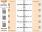 Studding Template 2.86 Single Ply Tracks