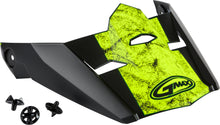 Load image into Gallery viewer, Visor W/Screws Dominant Mx 46 Matte Black/Hi Vis Xs Sm